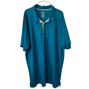 Oakley Ohydrolix Men’s XXL Golf Polo Shirt Regular Fit Blue. Pre-owned.‎